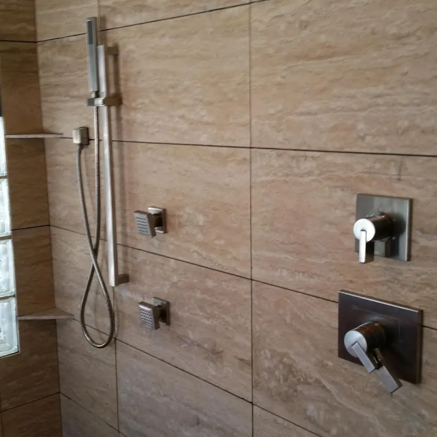 Shower fixture installation for Frozen Pipe Repair in Freeport